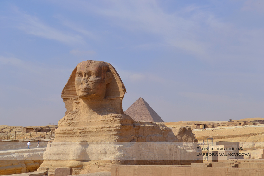 Foto: Barbora Šajmovičová Velká sfinga v Gíze. Foto: Barbora Šajmovičová, Káhira, 2011.