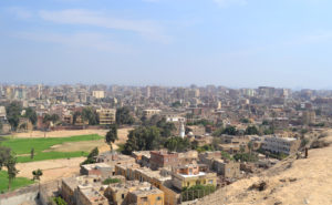 Photo: Barbora Sajmovicova The view on the Giza. Photo: Barbora Sajmovicova, 2011.