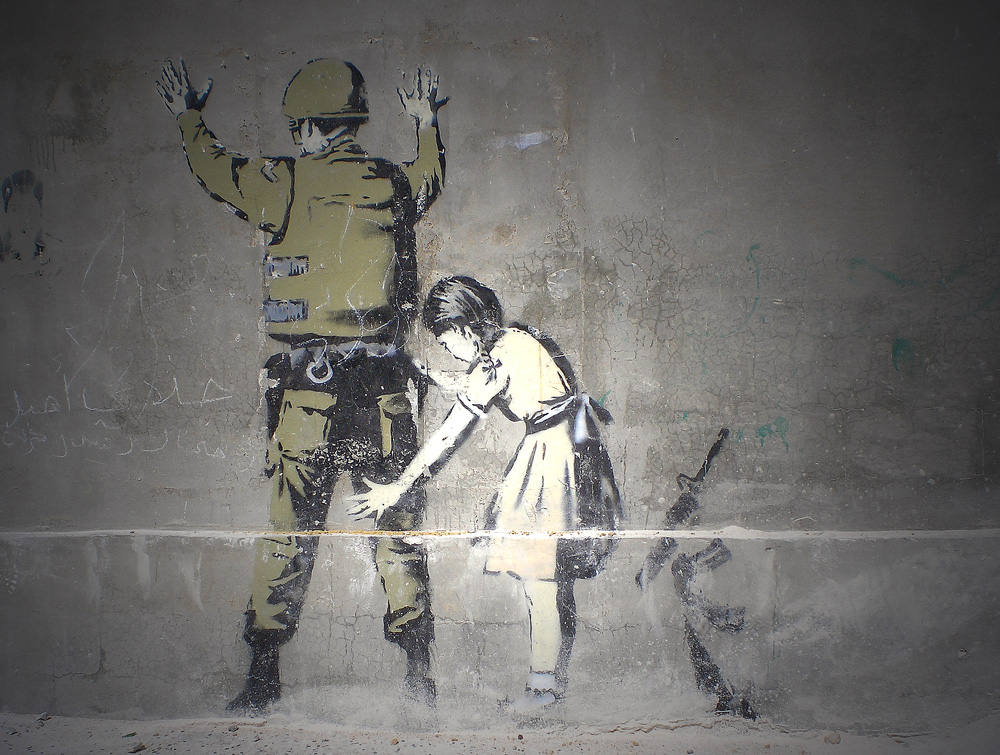 Photo: Barbora Zelenkova (née Sajmovicova) Street Art on the Israeli West Bank barrier. Photo: Barbora Zelenkova (née Sajmovicova), 2009, Olympus digital camera, Israel.