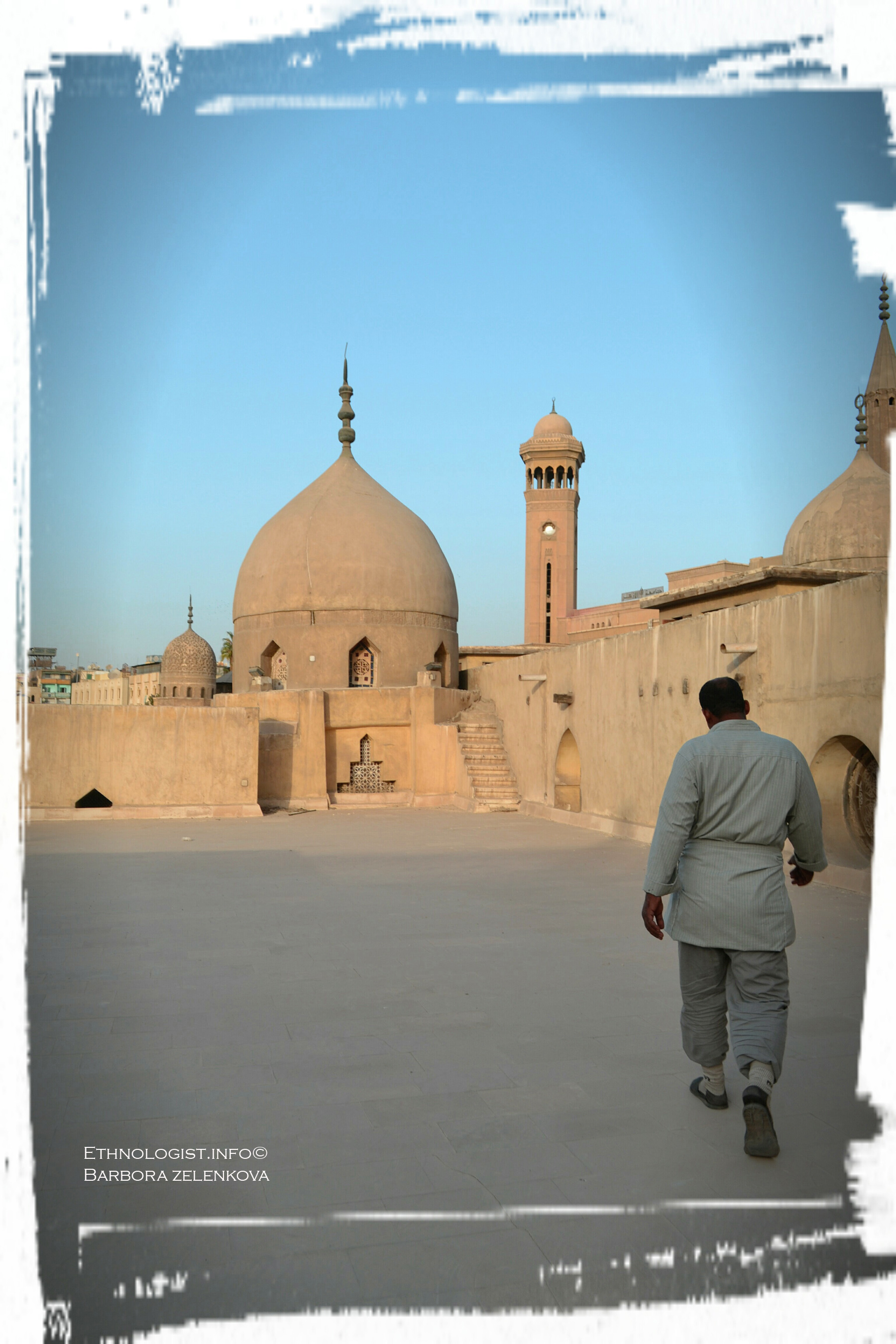 Foto: Barbora Zelenková Na hradbách mešity al-Azhar. Foto: Barbora Zelenková, 2011.